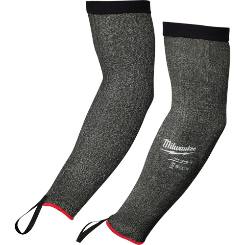 Manches de protection, Poly&eacute;thyl&egrave;ne, 16", ANSI/ISEA 105 niveau 5/EN 388 niveau E, Gris Pathway Supply LP