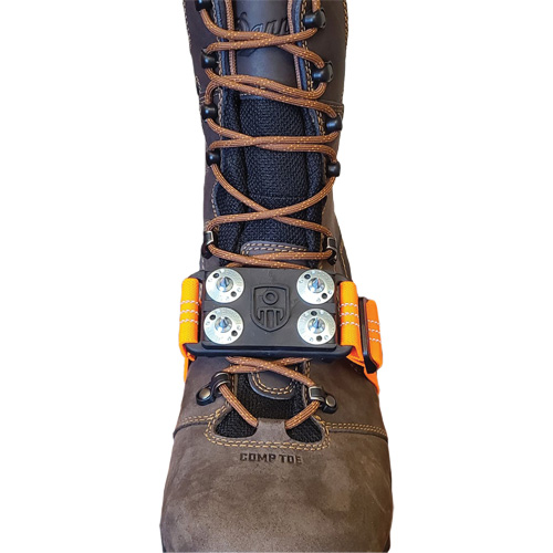 Crampon &agrave; glace anti&eacute;tincelles Midcleat, Acier au carbone, Traction Crampon, Taille unique Pathway Supply LP