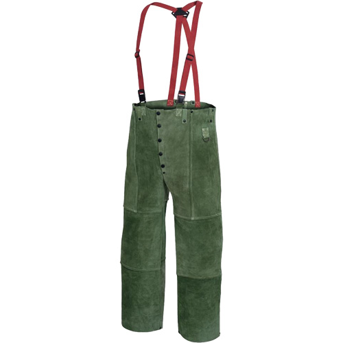 WP 100 Pantalon avec taille &eacute;lastique pour soudeur, Petit, Vert Pathway Supply LP