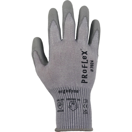 Gants r&eacute;sistant &agrave; la coupe Proflex 7024, Taille Petit, Calibre 13, Rev&ecirc;tement Polyur&eacute;thane, Enveloppe en Polyester/PEHP/Spandex, ASTM ANSI niveau A2/EN 388 niveau B Pathway Supply LP