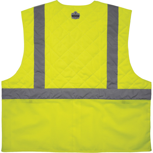 Chill-Its 6668 Safety Cooling Vest, Small, High Visibility Lime-Yellow Pathway Supply LP