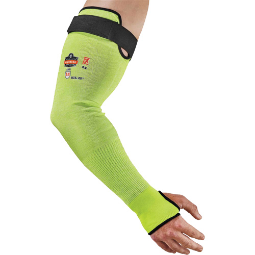 Manche de protection contre la coupe ProFlex 7941-PR, TenaLux, 22", ASTM ANSI niveau A4/EN 388 niveau D, Lime haute visibilit&eacute; Pathway Supply LP