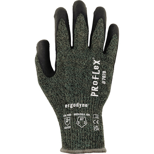 Gants enduit de nitrile r&eacute;sistant &agrave; la coupe ProFlex 7070, Taille Petit, Calibre 13, Rev&ecirc;tement Nitrile, Enveloppe en Aramide, ASTM ANSI niveau A7/EN 388 niveau F Pathway Supply LP