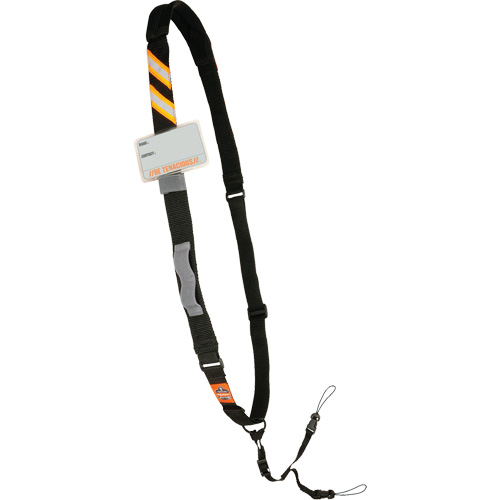 Longe &eacute;lingue &agrave; scanneur de code barres coussin&eacute;e Squids 3137 pour ordinateurs portables, Longueur fixe, Boucle Pathway Supply LP
