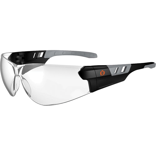 Lunettes de s&eacute;curit&eacute; sans monture Skullerz SAGA, Lentille Transparent, Antibu&eacute;e/Anti-&eacute;gratignures, ANSI Z87+/R&eacute;pond ou surpasse la norme CSA Z94.3 Pathway Supply LP