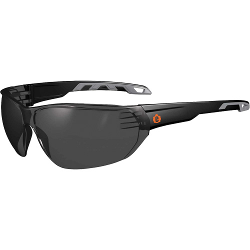 Lunettes de s&eacute;curit&eacute; sans monture Skullerz VALI, Lentille Fum&eacute;e, Antibu&eacute;e/Anti-&eacute;gratignures, ANSI Z87+/R&eacute;pond ou surpasse la norme CSA Z94.3 Pathway Supply LP