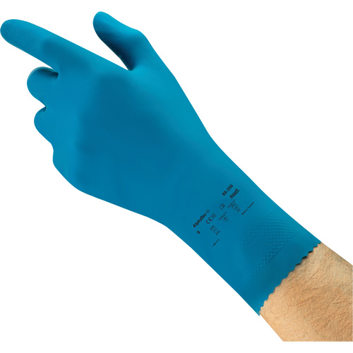 Gants r&eacute;sistants aux produits chimiques AlphaTec 88-356 pour l'industrie alimentaire, Taille 7, 12" lo, Latex de caoutchouc, 17 mils Pathway Supply LP