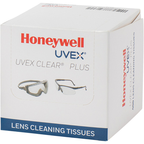 Serviette pour lentilles Uvex Clear Plus, 4,125" x 3,96" Pathway Supply LP