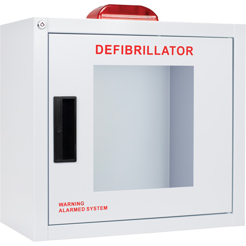 Grande armoire standard pour DEA avec alarme & stroboscope, Zoll AED Plus/Zoll AED 3/Cardio-Science/Physio-Control Pour, Non m&eacute;dical Pathway Supply LP