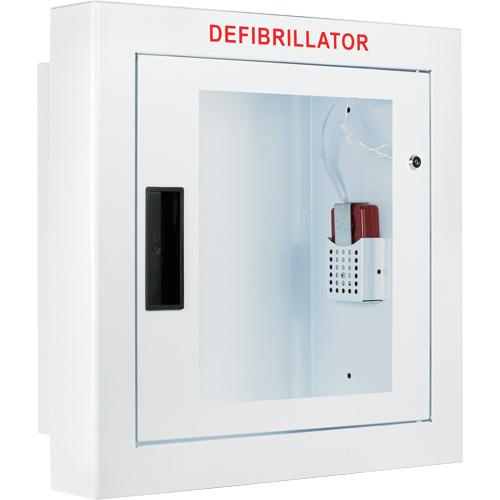 Grande armoire semi-encastr&eacute;e avec alarme, Zoll AED Plus/Zoll AED 3/Cardio-Science/Physio-Control Pour, Non m&eacute;dical Pathway Supply LP