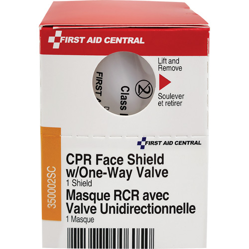 Recharge de visi&egrave;re RCR avec soupape unidirectionnelle SmartCompliance, Masque &agrave; usage unique, Classe 2 Pathway Supply LP