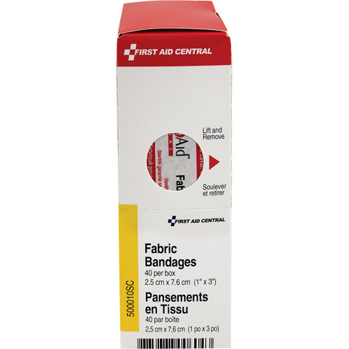 Recharge de bandages adh&eacute;sifs SmartCompliance, Rectangulaire/carr&eacute;e, 3", Tissu, Non st&eacute;rile Pathway Supply LP