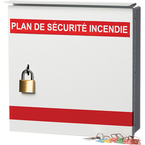 Boîte pour plan de s&eacute;curit&eacute; en cas d'incendie Pathway Supply LP