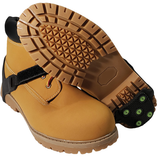 Icetred Heel Traction Device, Rubber/Tungsten Carbide, Stud Traction, One Size Pathway Supply LP