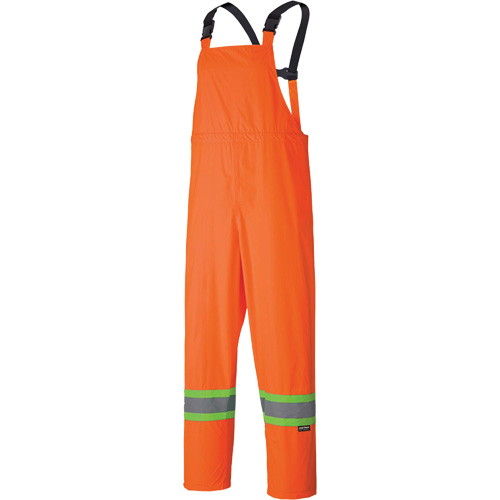 5598 Combinaison de pluie imperm&eacute;able et l&eacute;g&egrave;re, Polyester/PVC, Petit, Orange haute visibilit&eacute; Pathway Supply LP