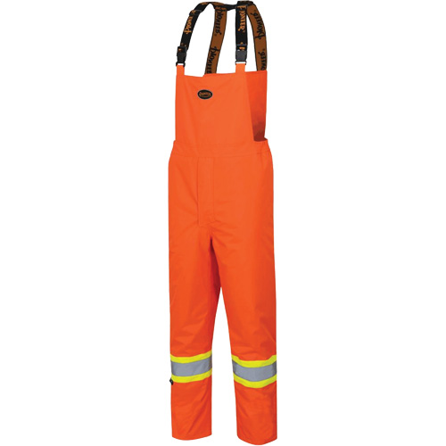 5053 The Rock 300D Insulated Bib Pants, Polyester, Small, High Visibility Orange Pathway Supply LP