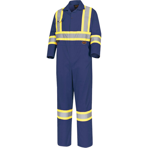 5516T Safety Coveralls, 44 (Tall), Navy Blue Pathway Supply LP