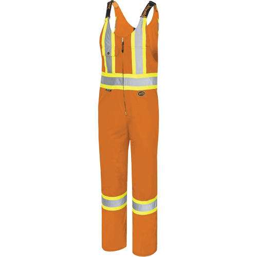6617T Overalls, Polyester, 40, High Visibility Orange Pathway Supply LP