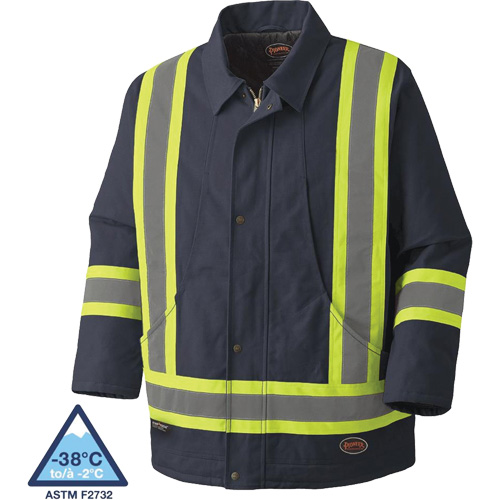 5535A Quilted Duck Parka, Navy Blue, Small Pathway Supply LP