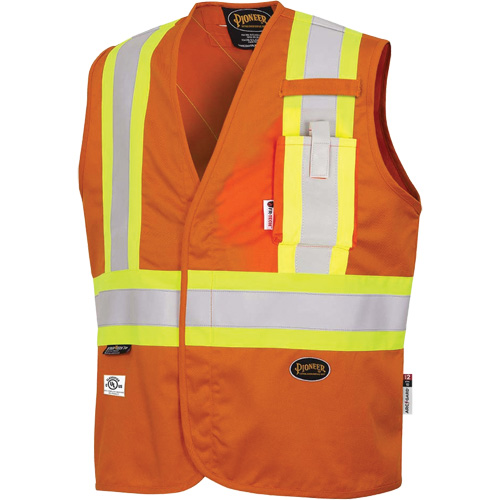 7728 Veste r&eacute;sistante aux arcs &eacute;lectriques FR-Tech, Petit, Orange haute visibilit&eacute;, 10 cal/cm² Pathway Supply LP