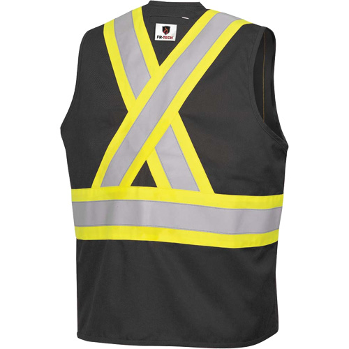7729 Veste r&eacute;sistante aux arcs &eacute;lectriques FR-Tech, Petit, Noir, 10 cal/cm² Pathway Supply LP