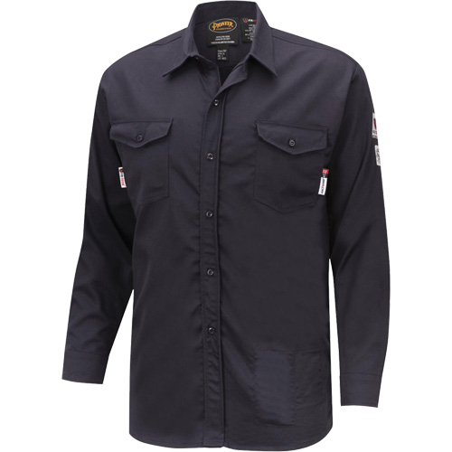 7742 Chemise de s&eacute;curit&eacute; ignifug&eacute;e FR-Tech, Petit, Bleu marin Pathway Supply LP