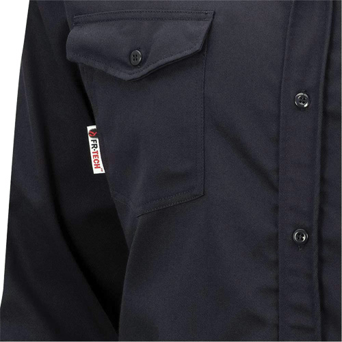 7742 Chemise de s&eacute;curit&eacute; ignifug&eacute;e FR-Tech, Petit, Bleu marin Pathway Supply LP