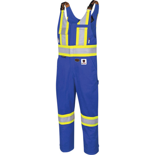 7714 FR-Tech&reg; Flame-Resistant Overalls, Small, Royal Blue Pathway Supply LP