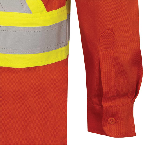 7743 Chemise de s&eacute;curit&eacute; ignifug&eacute;e FR-Tech, Petit, Orange haute visibilit&eacute; Pathway Supply LP