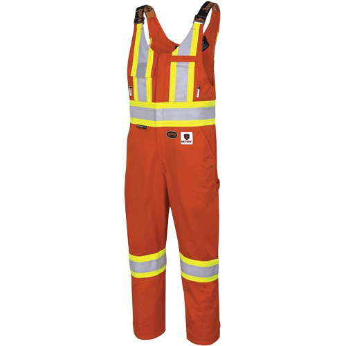 7712 FR-Tech&reg; Flame-Resistant Overalls, Small, High Visibility Orange Pathway Supply LP