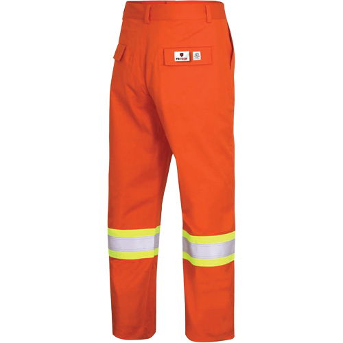 7763 Pantalon de s&eacute;curit&eacute; haute visibilit&eacute; r&eacute;sistant aux arcs &eacute;lectriques FR-Tech 88/12, 38, x 30, Orange haute visibilit&eacute;, 9,7 cal/cm² Pathway Supply LP
