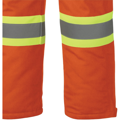 5534A Flame-Resistant Quilted Safety Overalls, Small, Orange Pathway Supply LP