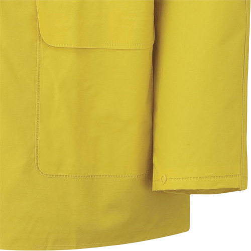 577J Veste imperm&eacute;able, Polyester/PVC, Petit, Jaune Pathway Supply LP
