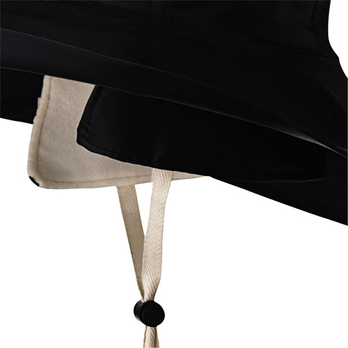 D5050 Chapeau Sou'wester traditionnel noir Dry King, Petit, Noir, Caoutchouc Pathway Supply LP