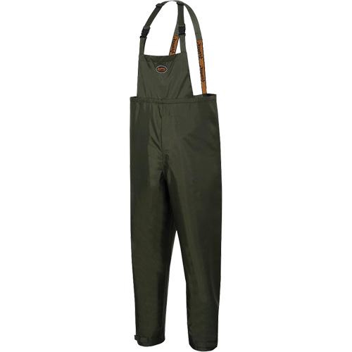 D8120P Nailhead Ripstop Tree Planter Bib Pants, X-Small, Polyester/PVC, Green Pathway Supply LP
