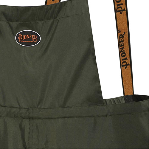 D8120P Nailhead Ripstop Tree Planter Bib Pants, X-Small, Polyester/PVC, Green Pathway Supply LP