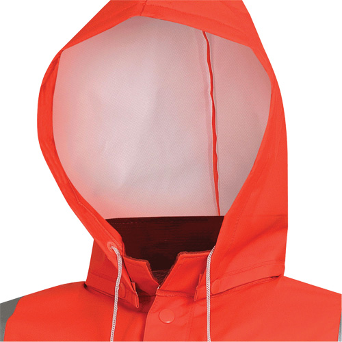 576J Veste de pluie ignifuge haute visibilit&eacute;, Petit, Orange haute visibilit&eacute; Pathway Supply LP