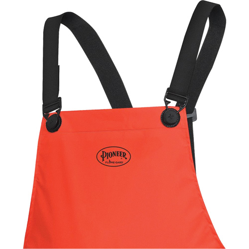 576P FR Safety Bib Pants, Small, High Visibility Orange Pathway Supply LP