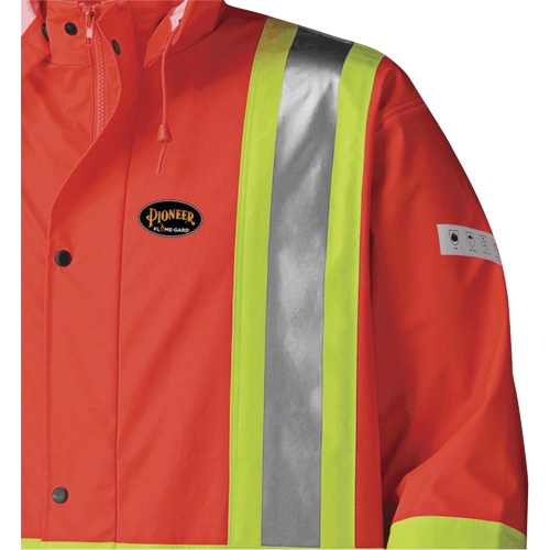 5896 Manteau long imperm&eacute;able et ignifuge, Petit, Orange haute visibilit&eacute; Pathway Supply LP
