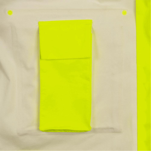 5881 Manteau de pluie ignifuge et protection contre les &eacute;clats d'arc &eacute;lectrique, T-petit, Jaune haute visibilit&eacute;, 10 cal/cm² Pathway Supply LP