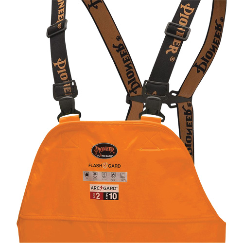 5882 FR/Arc-Rated Waterproof Safety Bib Pants, X-Small, High Visibility Orange Pathway Supply LP