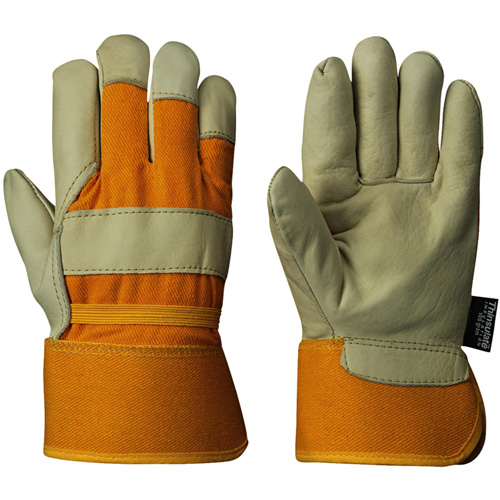 632 Insulated Fitter's Gloves, One Size, Grain Cowhide Palm, Boa Inner Lining Pathway Supply LP