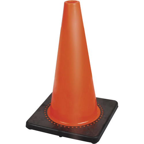181P C&ocirc;ne de s&eacute;curit&eacute; flexible de premi&egrave;re qualit&eacute;, 18", Orange Pathway Supply LP