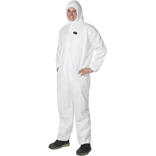 2055 Disposable Coveralls, Small, White, Microporous Pathway Supply LP