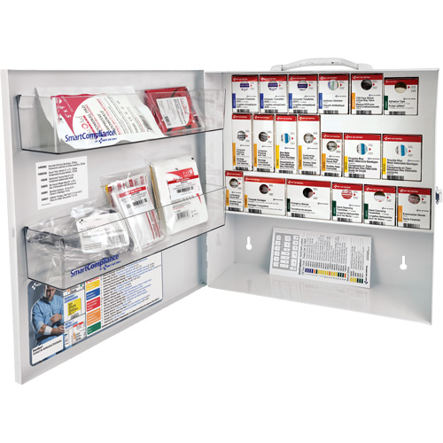 SmartCompliance&reg; First Aid Cabinet, Meets CSA Z1220-17 Type 2 Low-Risk Environment, Small (2-25 Workers) Pathway Supply LP