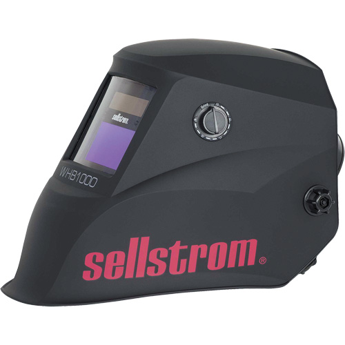WHB1000 Casque de soudage ADF de la s&eacute;rie Advantage, 3,54" lo x 1,57" la Champ de vision, Noir/Rouge Pathway Supply LP