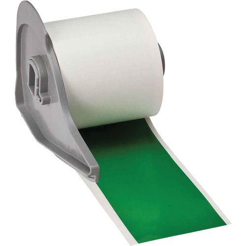 Ruban adh&eacute;sif permanent toutes saisons pour &eacute;tiquettes, Vinyle, Vert, Largeur de 2" Pathway Supply LP
