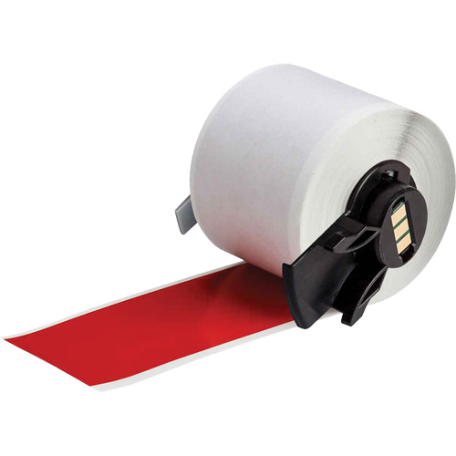 Multi-Purpose Label Tape, Vinyl, Red, 1.9" Width Pathway Supply LP