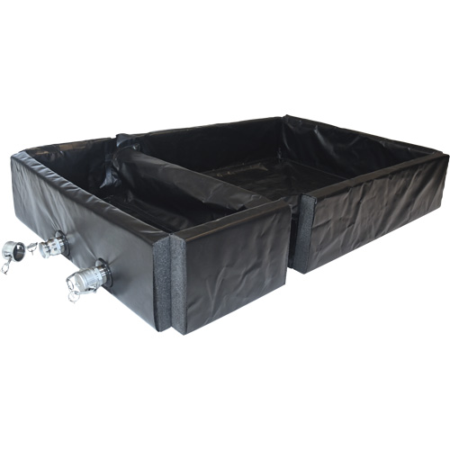 Berme Ultra-Track Berm, Capacit&eacute; 144 gal. US, 4' la x 6' lo x 12" h, Paroi en mousse Pathway Supply LP