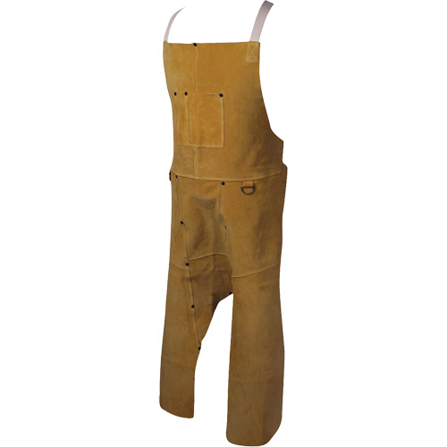 Caiman&reg; Boarhide Apron, Split-Leg Bib, 42" L, Brown Pathway Supply LP